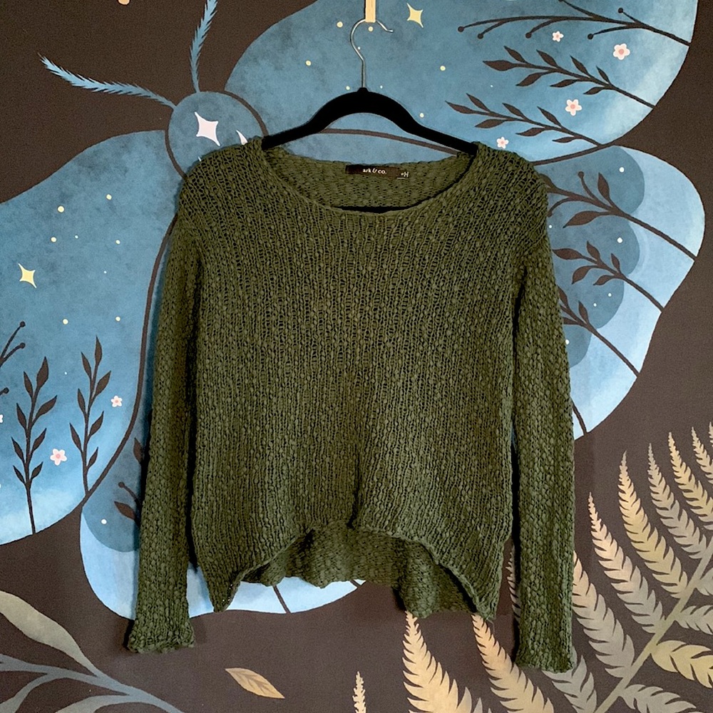 Urban Outfitters Scoop Neck Fitted Sweater (full boho closet🦋🌿!)